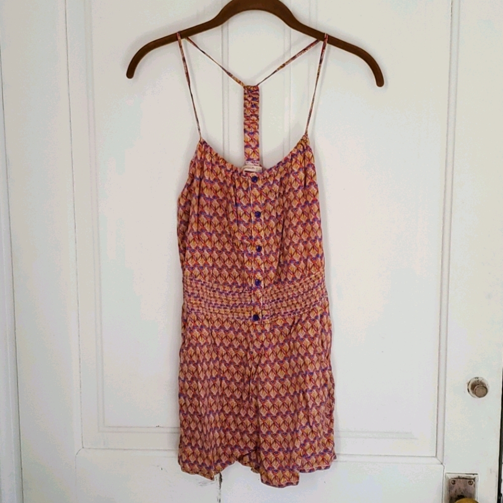 Anthropologie Berksha Patterned Romper